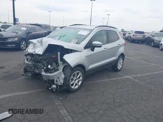 2021 Ford EcoSport SE with VIN MAJ3S2GE3MC431771, listed as a IAAI auction lot 41989483 with 33,778 mi miles and . Bid and sale history available at DreamBid. Image 2.
