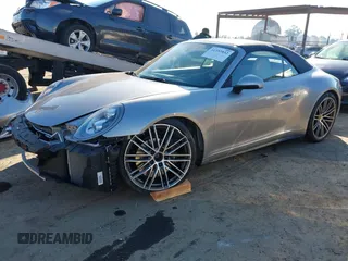 2019 Porsche 911 Carrera with VIN WP0CA2A92KS129254, listed as a IAAI auction lot 41392032 with 26,153 mi miles. Bid and sale history available at carsss.com. Image 2.