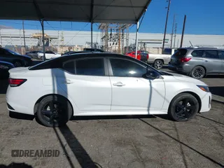 2024 Nissan Sentra SR with VIN 3N1AB8DV9RY256369, listed as a IAAI auction lot 41295493 with 6,839 mi miles. Bid and sale history available at carsss.com. Image 13.