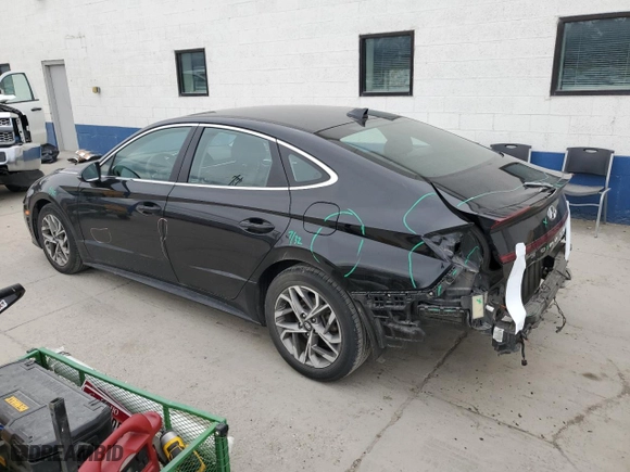 2021 Hyundai Sonata SEL with VIN KMHL64JA5MA151051, listed as a Copart auction lot 50962115 with 90,376 mi miles and Salvage Title. Bid and sale history available at carsss.com. Image 2.