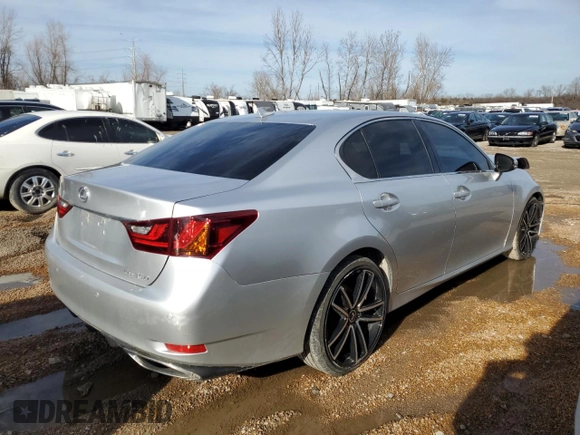 2013 Lexus GS 350 with VIN JTHBE1BL5D5012160, listed as a Copart auction lot 43042755 with 151,334 mi miles and Salvage Title. Bid and sale history available at carsss.com. Image 3.