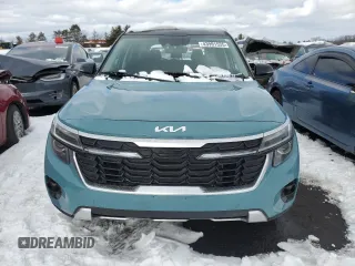 2025 Kia Seltos S with VIN KNDEUCAA5S7702683, listed as a Copart auction lot 43991535 with 6,281 mi miles and Salvage Title. Bid and sale history available at carsss.com. Image 5.