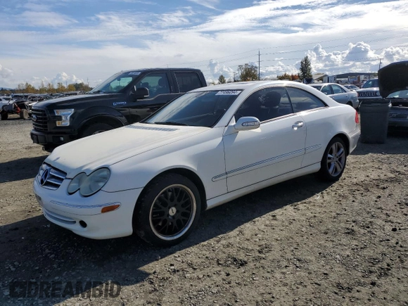 2006 Mercedes-Benz CLK-Class 3.5L with VIN WDBTJ56J16F190399, listed as a Copart auction lot 77496094 with 154,046 mi miles and Clean Title. Bid and sale history available at carsss.com. Image 1.