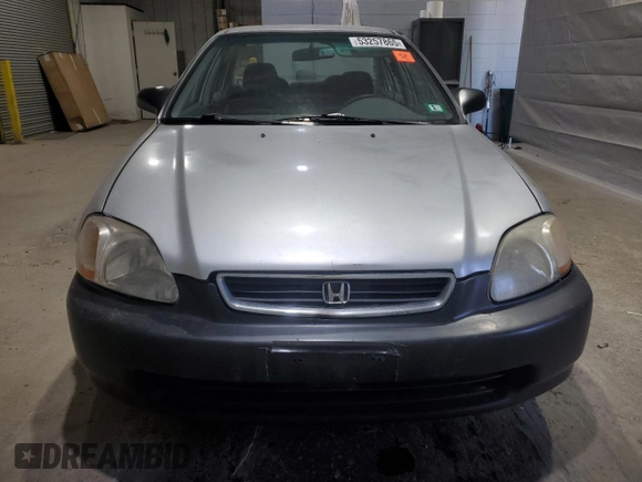 1998 Honda Civic LX with VIN 2HGEJ6675WH554442, listed as a Copart auction lot 53257865 with 104,597 mi miles and Clean Title. Bid and sale history available at DreamBid. Image 5.