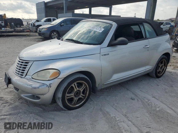 2005 Chrysler PT Cruiser Touring with VIN 3C3AY55E15T324510, listed as a Copart auction lot 58074175 with 154,956 mi miles and Salvage title. Bid and sale history available at DreamBid. Image 1.