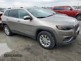 2019 Jeep Cherokee Latitude with VIN 1C4PJMCX6KD288419, listed as a Copart auction lot 54696644 with 45,559 mi miles and Clean Title. Bid and sale history available at carsss.com. Image 4.