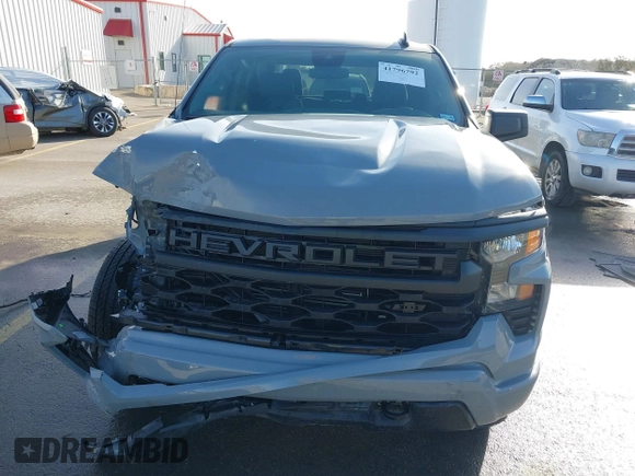 2024 Chevrolet Silverado 1500 Custom with VIN 3GCPABEK0RG422604, listed as a IAAI auction lot 41796792 with 2,848 mi miles and . Bid and sale history available at DreamBid. Image 12.