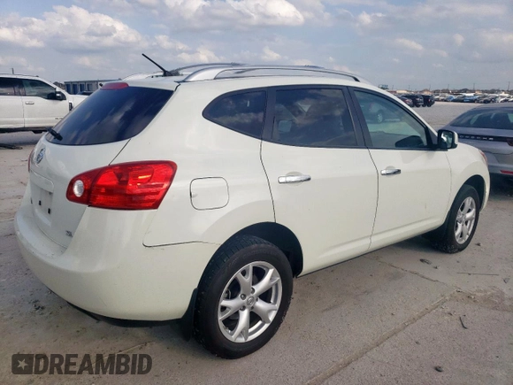 2010 Nissan Rogue S with VIN JN8AS5MT2AW009933, listed as a Copart auction lot 55039255 with 73,197 mi miles and Salvage Title. Bid and sale history available at DreamBid. Image 3.