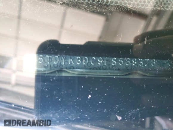 2015 Toyota Sienna XLE with VIN 5TDYK3DC9FS589378, listed as a Copart auction lot 54219075 with 117,766 mi miles and Salvage Title. Bid and sale history available at DreamBid. Image 13.
