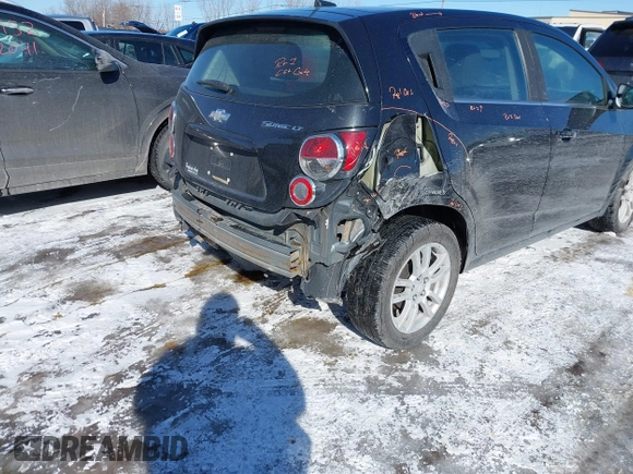 2013 Chevrolet Sonic LT with VIN 1G1JC6SG1D4250167, listed as a IAAI auction lot 41498238 with 66,750 mi miles. Bid and sale history available at carsss.com. Image 12.