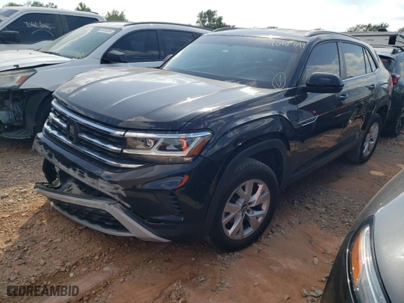 2020 Volkswagen Atlas Cross Sport 2.0T S with VIN 1V2AC2CA9LC215678, listed as a Copart auction lot 74566104 with 60,062 mi miles and Salvage Title. Bid and sale history available at carsss.com. Image 1.