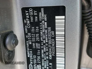 2011 Hyundai Equus Signature z VIN KMHGH4JF9BU030266, wystawiony jako Copart lot #55897735 z przebiegiem 225 585 mil mil oraz Tytuł czysty. Historia ofert i sprzedaży dostępna na DreamBid. Obrazek 12.