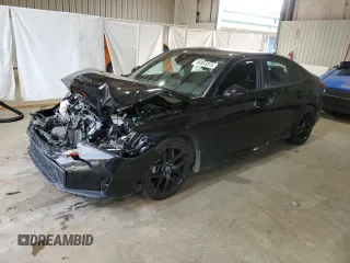2025 Honda Civic Sport with VIN 2HGFE2F57SH522389, listed as a Copart auction lot 46955815 with Not provided miles and Salvage title. Bid and sale history available at DreamBid. Image 1.