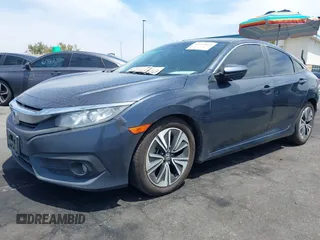 2017 Honda Civic EX-T with VIN 2HGFC1F36HH640361, listed as a IAAI auction lot 42161823 with 73,780 mi miles. Bid and sale history available at carsss.com. Image 2.