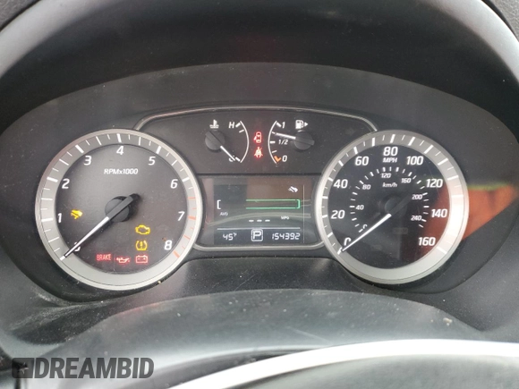2015 Nissan Sentra SV with VIN 3N1AB7APXFL643408, listed as a Copart auction lot 47801415 with 154,392 mi miles and Salvage Title. Bid and sale history available at carsss.com. Image 9.