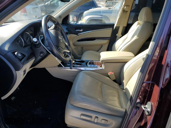 2015 Acura MDX Advance/Entertainment Pkg with VIN 5FRYD4H86FB023977, listed as a Copart auction lot 88296085 with 145,483 mi miles and Salvage Title. Bid and sale history available at carsss.com. Image 7.
