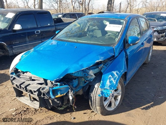 2014 Ford Focus SE with VIN 1FADP3K23EL180163, listed as a IAAI auction lot 41744448 with 150,064 mi miles. Bid and sale history available at carsss.com. Image 2.