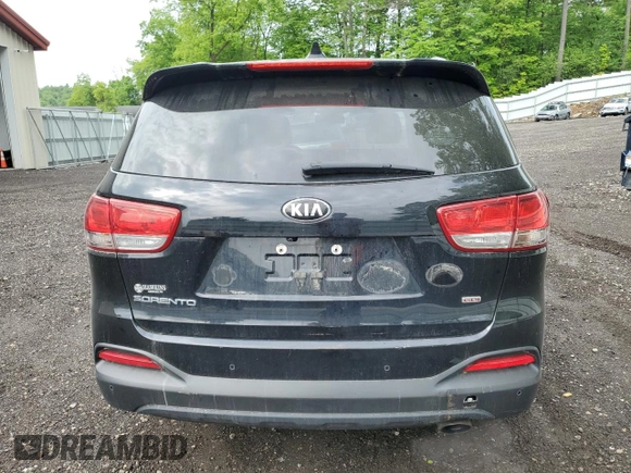 2017 Kia Sorento LX with VIN 5XYPGDA33HG237470, listed as a Copart auction lot 59236555 with 89,139 mi miles and Salvage title. Bid and sale history available at DreamBid. Image 6.