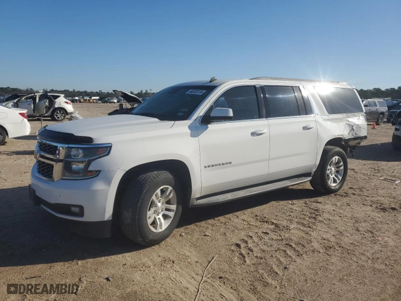 2015 Chevrolet Suburban LT with VIN 1GNSCJKC6FR194168, listed as a Copart auction lot 48322415 with 140,767 mi miles and Salvage Title. Bid and sale history available at carsss.com. Image 1.