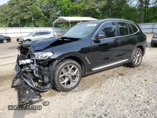 2024 BMW X3 sDrive30i z VIN WBX47DP05RN262593, wystawiony jako Copart lot #54863395 z przebiegiem 17 048 mil mil oraz Szkody całkowita. Historia ofert i sprzedaży dostępna na DreamBid. Obrazek 1.