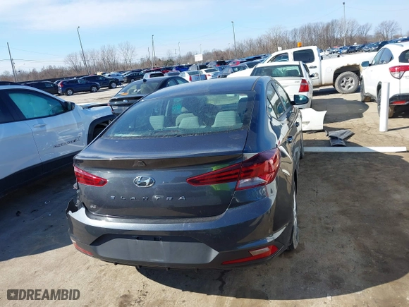 2020 Hyundai Elantra SE with VIN 5NPD74LF9LH594275, listed as a IAAI auction lot 41681921 with 62,554 mi miles. Bid and sale history available at carsss.com. Image 17.