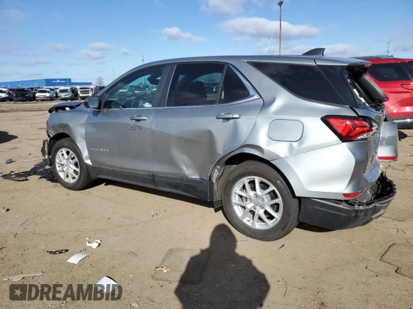 2024 Chevrolet Equinox LT with VIN 3GNAXKEG8RS104153, listed as a Copart auction lot 50540185 with 16,455 mi miles and Non Repairable. Bid and sale history available at DreamBid. Image 2.