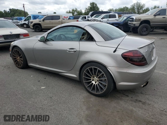 2006 Mercedes-Benz SLK-Class 5.5L AMG with VIN WDBWK73F86F101112, listed as a Copart auction lot 67330604 with 78,640 mi miles and Salvage Title. Bid and sale history available at carsss.com. Image 2.