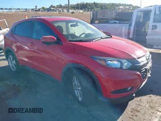 2016 Honda HR-V EX with VIN 3CZRU5H58GM735965, listed as a IAAI auction lot 41848080 with 60,387 mi miles. Bid and sale history available at carsss.com. Image 1.