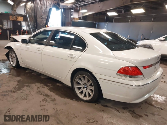2003 BMW 7 Series 745Li with VIN WBAGN63463DR08268, listed as a IAAI auction lot 41355287 with 210,333 mi miles and . Bid and sale history available at DreamBid. Image 3.