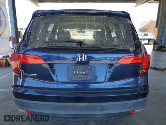 2016 Honda Pilot EX-L with VIN 5FNYF5H74GB002619, listed as a Copart auction lot 55761195 with 182,407 mi miles and Salvage title. Bid and sale history available at DreamBid. Image 6.