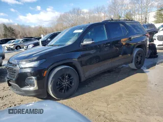 2022 Chevrolet Traverse LT Cloth with VIN 1GNEVGKW1NJ137331, listed as a Copart auction lot 46628215 with 28,137 mi miles and Salvage Title. Bid and sale history available at carsss.com. Image 1.