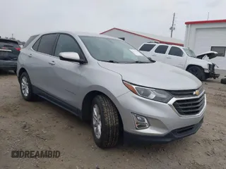 2018 Chevrolet Equinox LT with VIN 2GNAXJEV8J6252105, listed as a IAAI auction lot 41814264 with 104,167 mi miles. Bid and sale history available at carsss.com. Image 1.