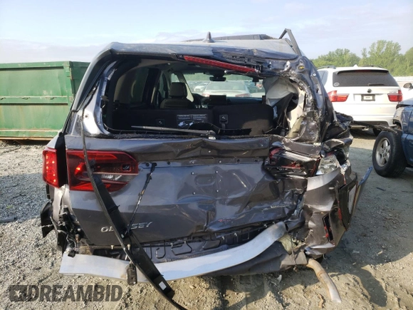 2025 Honda Odyssey Touring с VIN 5FNRL6H82SB008424, выставлен на аукционе Copart как лот 56060855 с пробегом Не указан миль и Списание • Salvage title. История ставок и продаж доступна на DreamBid. Изображение 6.