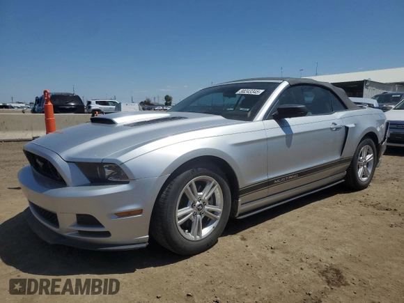 2014 Ford Mustang V6 with VIN 1ZVBP8EM1E5267136, listed as a Copart auction lot 58243345 with 62,751 mi miles and Salvage title. Bid and sale history available at DreamBid. Image 1.