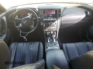 2013 Infiniti FX with VIN JN8CS1MU1DM141110, listed as a Copart auction lot 46084395 with 105,523 mi miles and Salvage title. Bid and sale history available at DreamBid. Image 8.