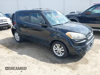 2012 Kia Soul + with VIN KNDJT2A69C7410074, listed as a IAAI auction lot 41798938 with 246,559 mi miles. Bid and sale history available at carsss.com. Image 1.