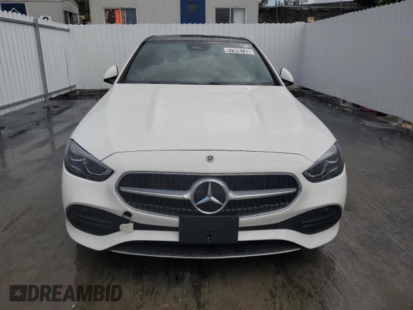 2025 Mercedes-Benz C 300 with VIN W1KAF4GB3SR249009, listed as a Copart auction lot 47948735 with 1,441 mi miles and Clean Title. Bid and sale history available at DreamBid. Image 5.