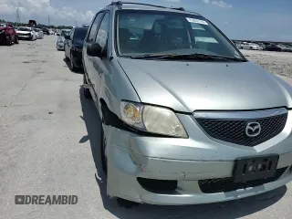 2003 Mazda MPV LX with VIN JM3LW28AX30369643, listed as a Copart auction lot 65802104 with 146,052 mi miles and Salvage Title. Bid and sale history available at carsss.com. Image 11.