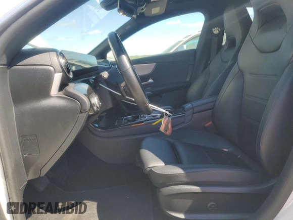 2020 Mercedes-Benz CLA 250 with VIN WDD5J4HB4LN077693, listed as a Copart auction lot 56899695 with 26,656 mi miles and Salvage title. Bid and sale history available at DreamBid. Image 7.