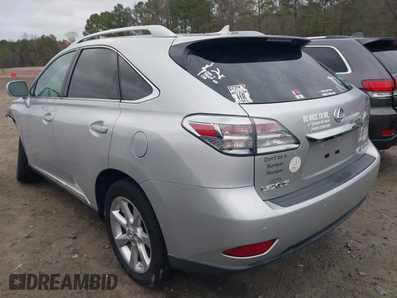 2010 Lexus RX 350 with VIN 2T2ZK1BA2AC031752, listed as a IAAI auction lot 41712099 with 164,871 mi miles. Bid and sale history available at carsss.com. Image 3.