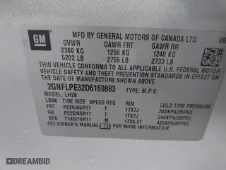 2013 Chevrolet Equinox LT with VIN 2GNFLPE32D6160883, listed as a IAAI auction lot 40447930 with 141,131 mi miles. Bid and sale history available at carsss.com. Image 9.