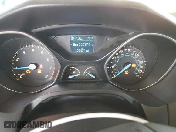2012 Ford Focus SE with VIN 1FAHP3F25CL293041, listed as a Copart auction lot 58069955 with 127,129 mi miles and Salvage title. Bid and sale history available at DreamBid. Image 9.
