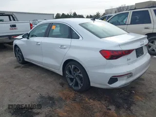 2022 Audi A3 Premium with VIN WAUAUDGY7NA012835, listed as a IAAI auction lot 41229617 with 32,151 mi miles. Bid and sale history available at carsss.com. Image 3.