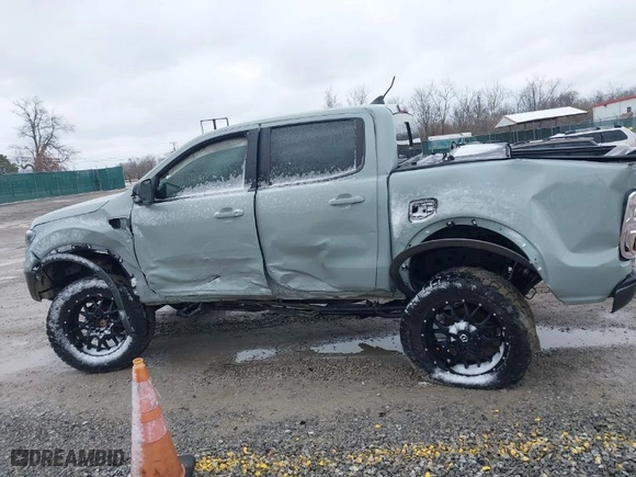 2021 Ford Ranger XL with VIN 1FTER4FH8MLD28724, listed as a IAAI auction lot 41736352 with 37,860 mi miles. Bid and sale history available at carsss.com. Image 14.
