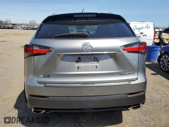 2017 Lexus NX 200t with VIN JTJBARBZ1H2126452, listed as a Copart auction lot 53631455 with 89,727 mi miles and Salvage title. Bid and sale history available at DreamBid. Image 6.