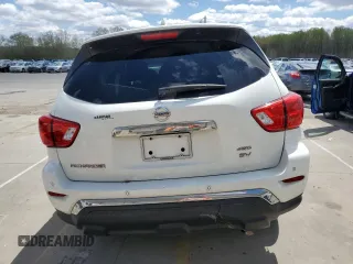 2020 Nissan Pathfinder SV with VIN 5N1DR2BM6LC590559, listed as a Copart auction lot 52991785 with 61,870 mi miles and Salvage title. Bid and sale history available at DreamBid. Image 6.