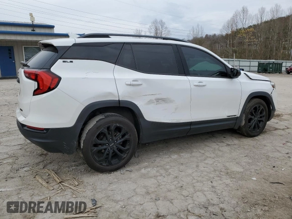 2020 GMC Terrain SLE with VIN 3GKALTEVXLL222431, listed as a Copart auction lot 80990714 with 69,204 mi miles and Salvage title. Bid and sale history available at DreamBid. Image 3.