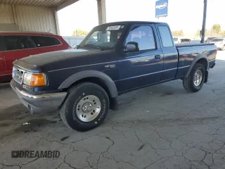 1997 Ford Ranger XLT with VIN 1FTDR15X7VTA55151, listed as a Copart auction lot 76562624 with 155,749 mi miles and Salvage Title. Bid and sale history available at carsss.com. Image 1.