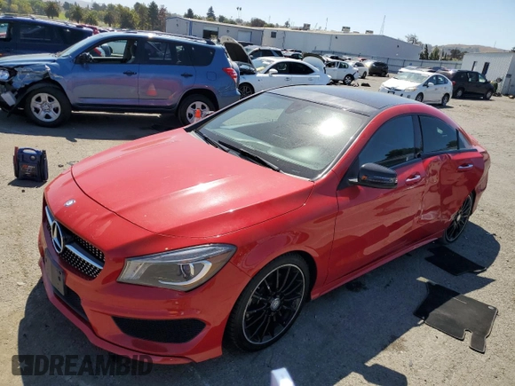 2016 Mercedes-Benz CLA 250 with VIN WDDSJ4EB5GN365624, listed as a Copart auction lot 66750223 with 64,752 mi miles and . Bid and sale history available at DreamBid. Image 1.