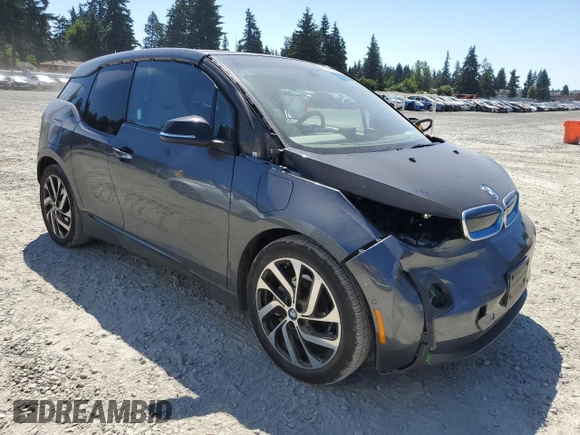 2017 BMW i3 with VIN WBY1Z8C51HV551289, listed as a Copart auction lot 65280455 with 48,435 mi miles and Salvage title. Bid and sale history available at DreamBid. Image 4.